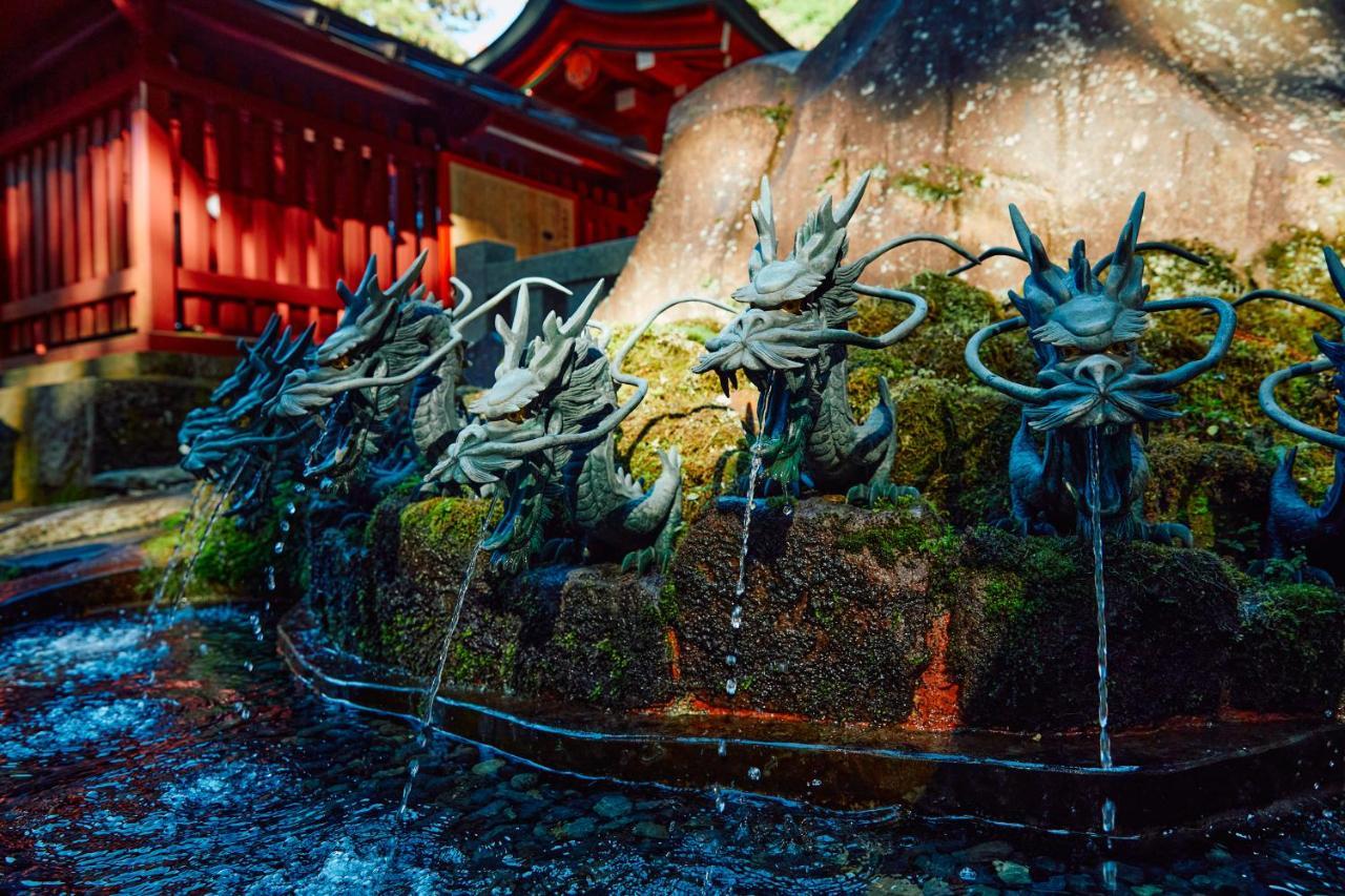 Villa Hakone Kabuto 古民家旅館 150平米 バス停迄一分 準天然温泉 最大12名 Esterno foto