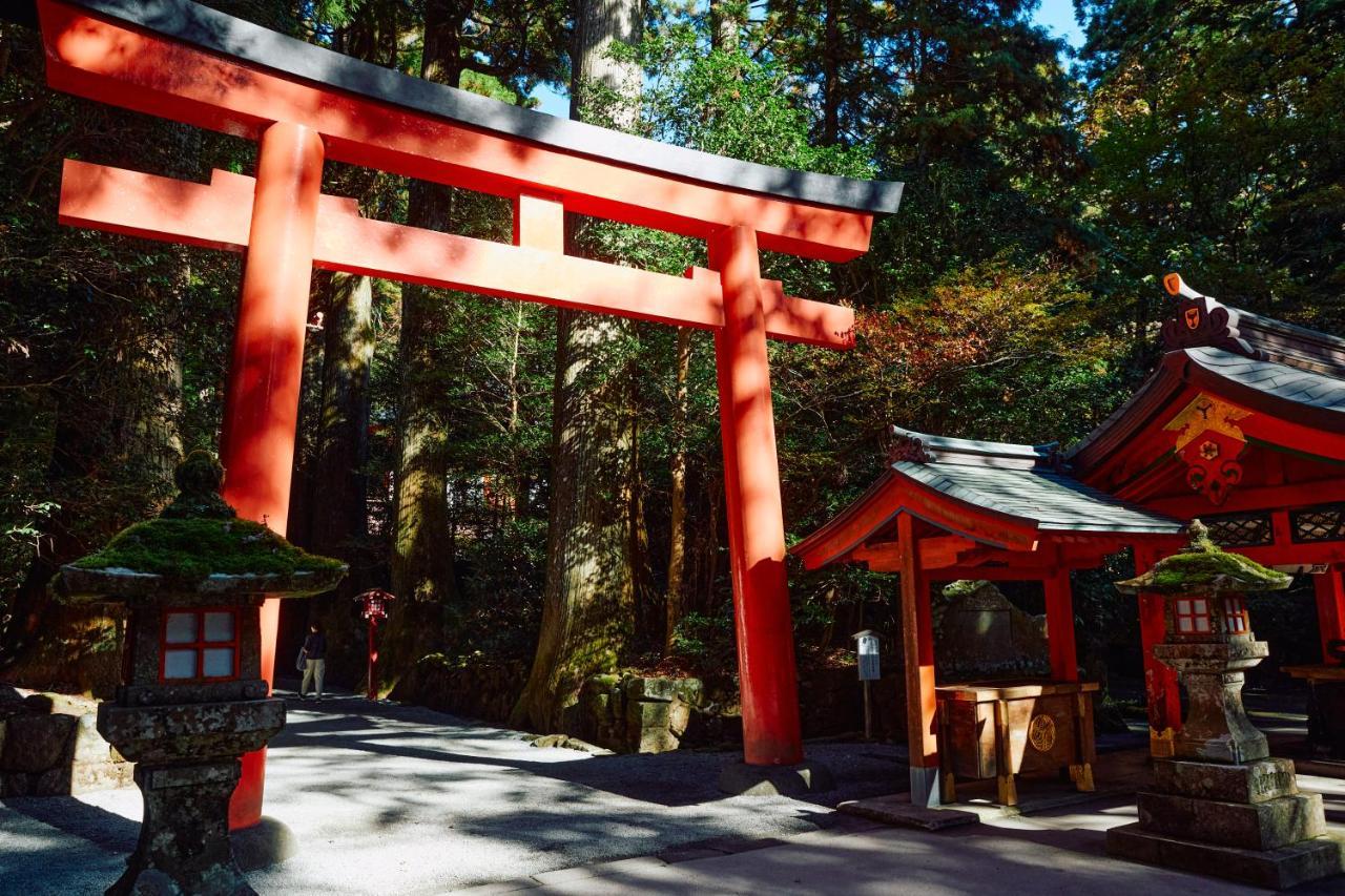 Villa Hakone Kabuto 古民家旅館 150平米 バス停迄一分 準天然温泉 最大12名 Esterno foto